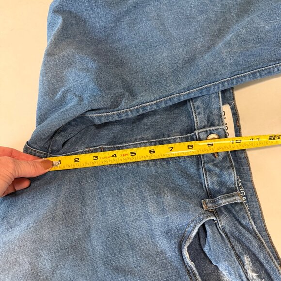 DL1961 Margaux Ankle Skinny Stretch Denim Raw Hem Blue Jeans Womens size 31 - Picture 13 of 13